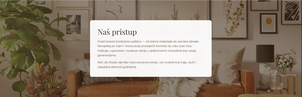 Custom Furniture E-commerce Website screenshot 5